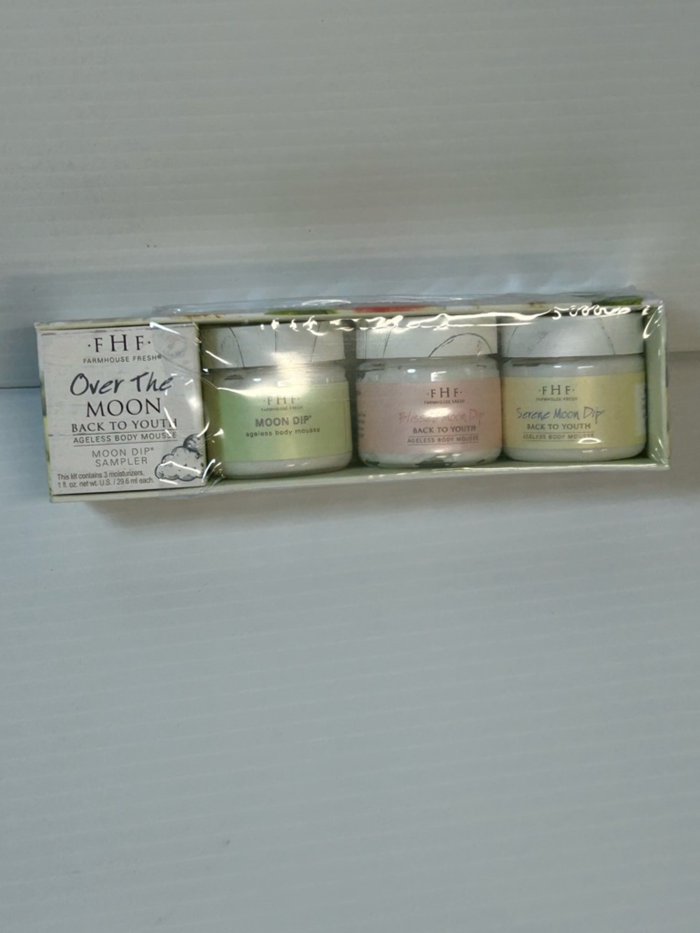 FarmHouse Fresh Over The Moon Back to Youth Ageless Body Mousse Moon Dip Sampler